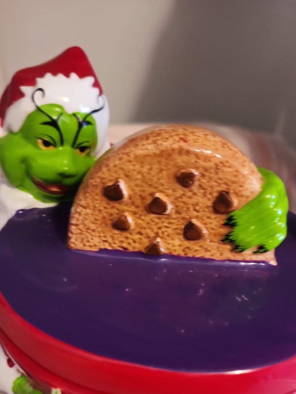 Vintage Grinch Holiday Cookie Jar - Multi-Color - Picture 3 of 6